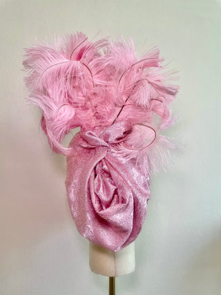 The "Showstopper" Couture Turban and Brooch