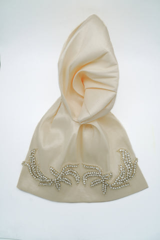 The "Petal (Jeweled)" Couture Turban