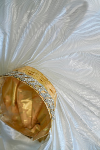 The "Sade" Couture Gele Turban