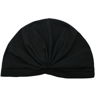 Black Houndstooth Pre-Tied Turban