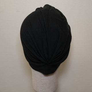 Black Houndstooth Pre-Tied Turban