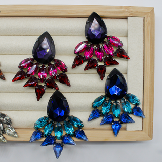 Modern Edgy Jewel Earrings