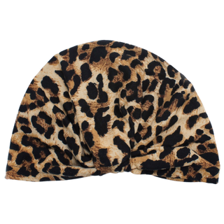 Leopard Print Cotton Turban | Kids Adult Matching Set